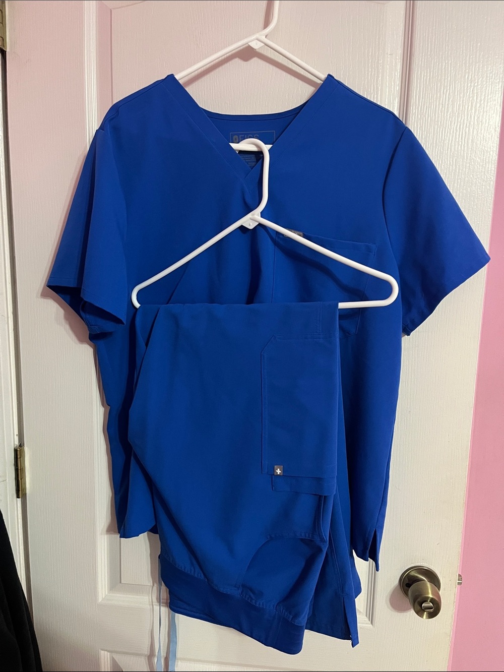 FIGS Royal Blue Scrub Set - XXL Top/Bottom